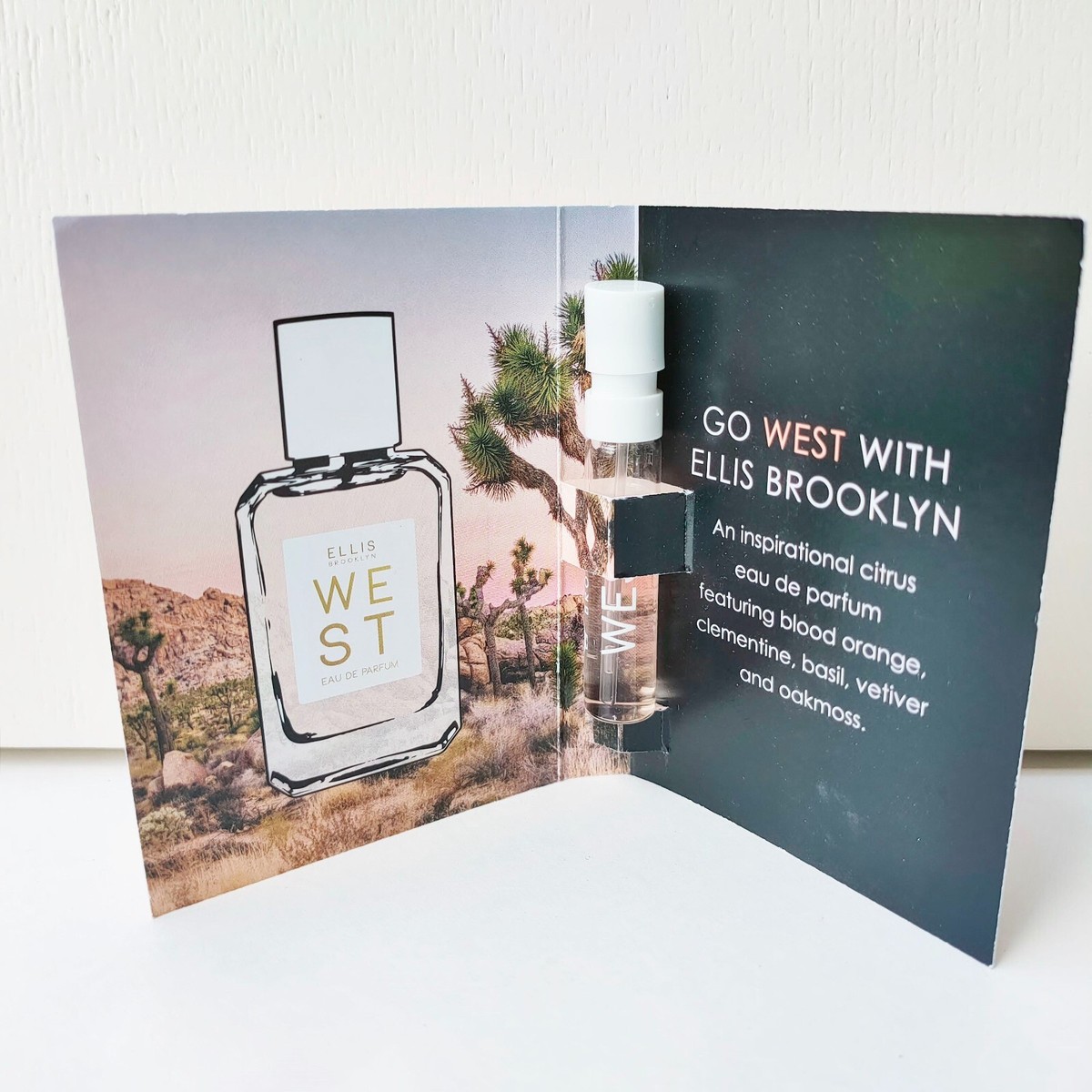 1x Ellis Brooklyn West Eau de Parfum mini Spray Fragrance,