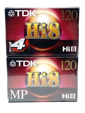 TDK Premium Hi8 Camcorder Videotape Cassette - 4 Pack New Factory Sealed