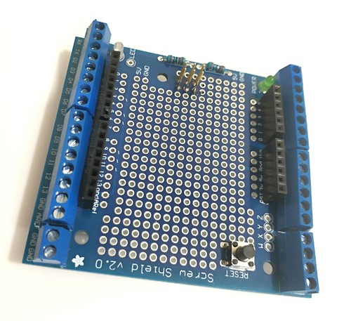 Proto Screw Shield v2.0 for Arduino UNO R3 Mega 1280 2560 328 Shield Board - Picture 2 of 9