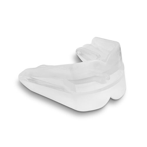 ADULT BASIC DOUBLE SPORTS BOIL AND BITE GUMSHIELD MOUTHGUARD + CASE - Picture 9 of 20