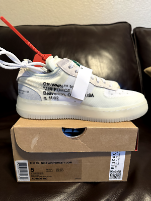 Nike Off White X Air Force 1 Low The Ten AO4606-100 Sneakers