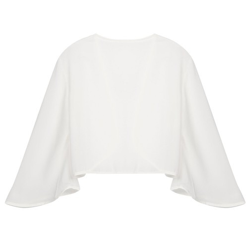 UK Womens 3/4Sleeve Chiffon Cardigan Bolero Shrug Crop Cardigan Shawl Cover Up - Picture 23 of 63