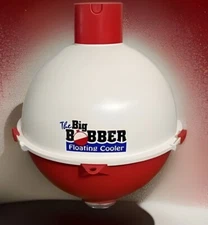 The Big BOBBER Floating Cooler Beer Or Soda Fishing / Boat / Canoe / Pool