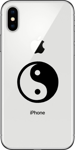 Small Yin Yang Symbol Vinyl Decals Phone set of 6 Yin Yang sign Stickers sheet - Picture 2 of 10