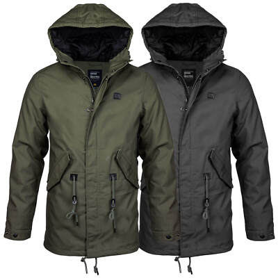 Kapuze Ddr Parka Herren Vintage Industries Herren Parka Feldjacke