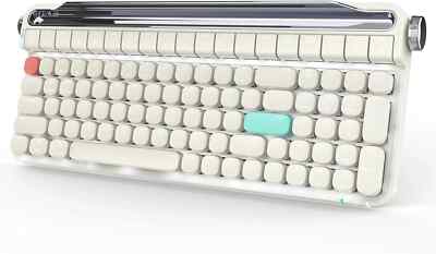 Oxbot Mechanical Keyboard,Multi OS Gaming Keyboard BT or wired with BROWN SWITCH