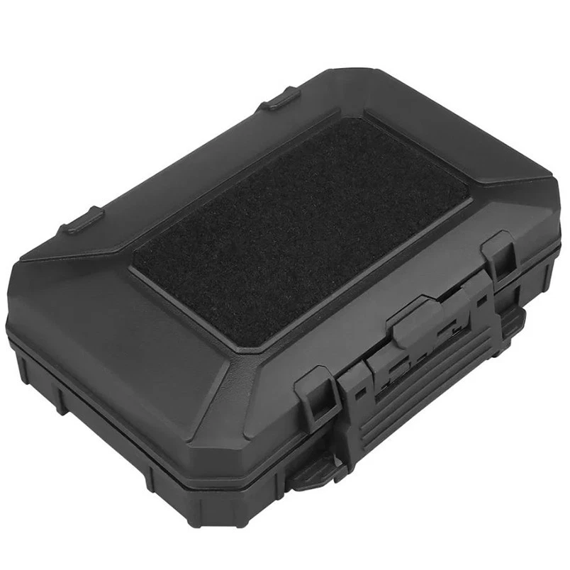 TACTICAL HARZ Molle Safety Tactical Gear Hard Case Wasserdichte Battery Akku Tool Box Schwarz