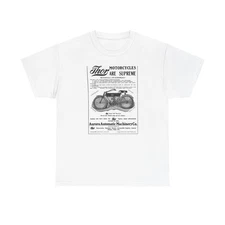Thor Motorcycles Aurora Automatic Machinery Co Unisex Heavy Cotton Tee