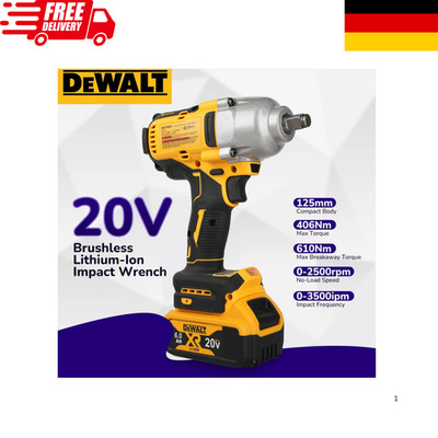DEWALT DCF900N 18V XR Bürstenlos 1.3cm Hog Ring Hoch Drehmoment Schlagschrauber
