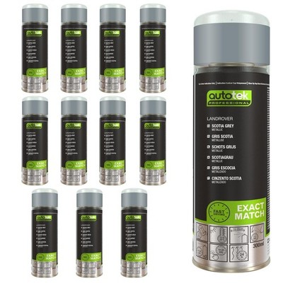 Autotek Ver Scotia Grey 300 ml exakte Farbabstimmung schnelltrocknend Profi x12