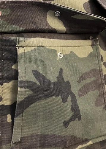 Vintage Men's Liberty Woodland Camo Hunting  Coat L 42-44 Quilted Made in USA image 8