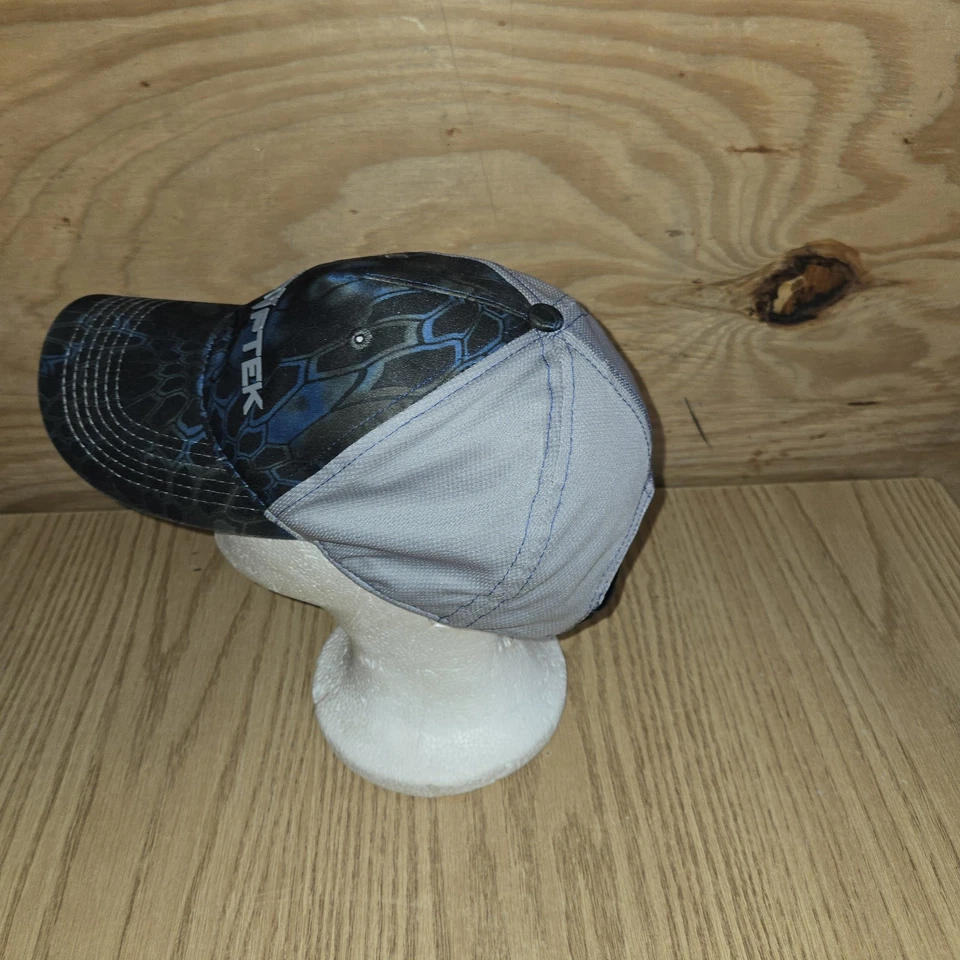 Kryptek Blue Camo MESH Gray Back Tactical Shooting Hunting Hat Cap Strapback - Image 3 of 4