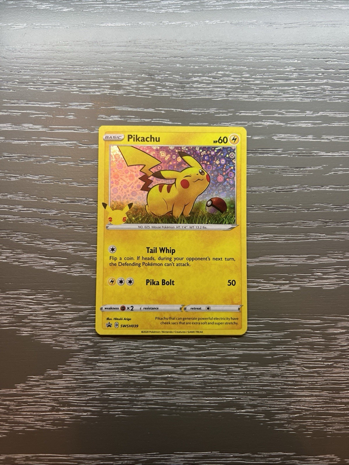 Pikachu SWSH039 Sword & Shield Promo 2020 Holo Rare Holo Pokemon TCG Card  