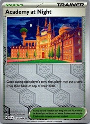 Academy at Night 054/064 Reverse Holo Shrouded Fable