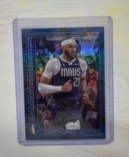 Topps Daniel Gafford 2025-26 Topps Chrome Blue Refractor /150 Mavericks #78
