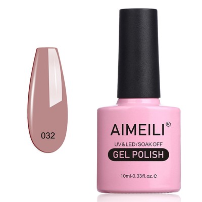 AIMEILI Soak Off UV LED Gel Nail Polish - Eur So Chic (032) 10ml