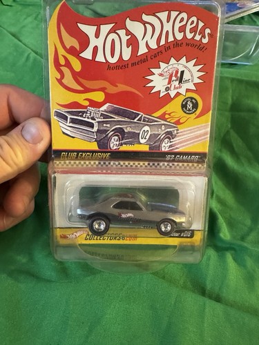 2002 HOT WHEELS RED LINE CLUB EXCLUSIVE, '67 CAMARO STRISCE BLU, DA COLLEZIONE #16 - Foto 6 di 6