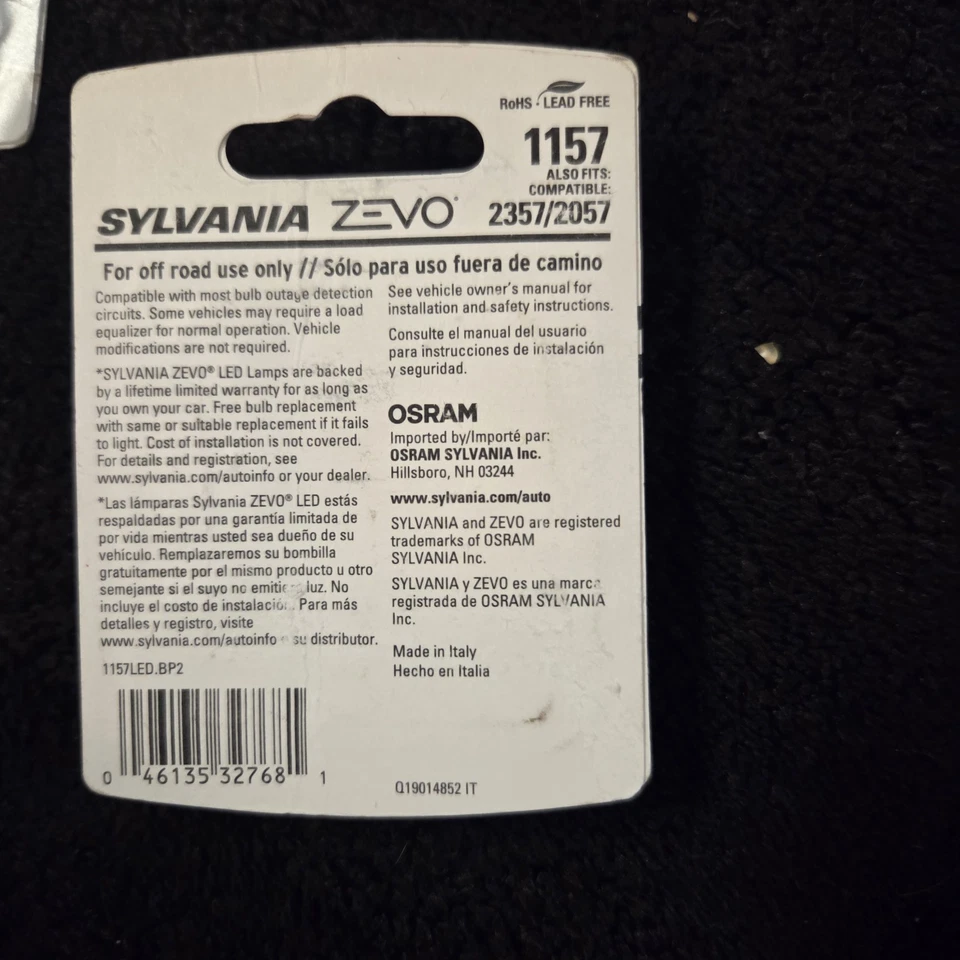 Bombilla de freno - vagón Sylvania 1157RLED.BP2 Foto 2 de 2