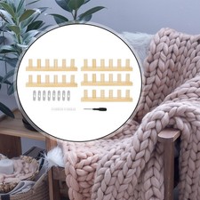 Wooden Knitting Loom Kit Chunky Knit Blanket Loom for Home Decoration Gifts