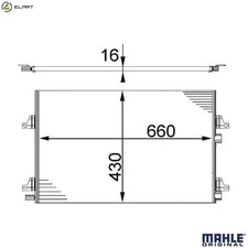 CONDENSER AIR CONDITIONING AC 355 000S FOR RENAULT ESPACE/IV/Mk G9T743 2.2L 4cyl