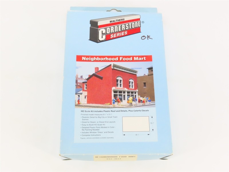 HO 1/87 Scale Walthers Cornerstone Kit 933-3033 Neighborhood Food Mart