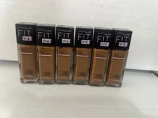 Lot of 6  Maybelline DEWY & SMOOTH Fit Me! Liquid Foundation # 355 Coconut 1 oz