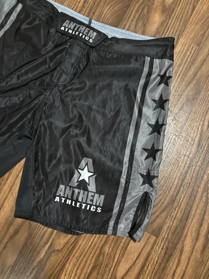 Anthem Athletics Boxing MMA Training Shorts * Size 40 * Black & Silver - Image 4 of 4