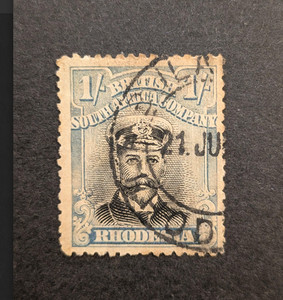 RHODESIA VALUE STAMP # 131