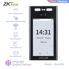 ZKTeco xFace700 TCP/IP ID/IC/WIFI Face Recognition Time Attendance Machine