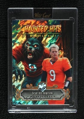 2025 Haunted Hits Monster Hunt Jersey Edition Island Foil 1/1 Joe Burrow 07qw