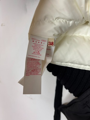 Marni Puffer Jacket Kimono Cropped Size 38 - Picture 5 of 6