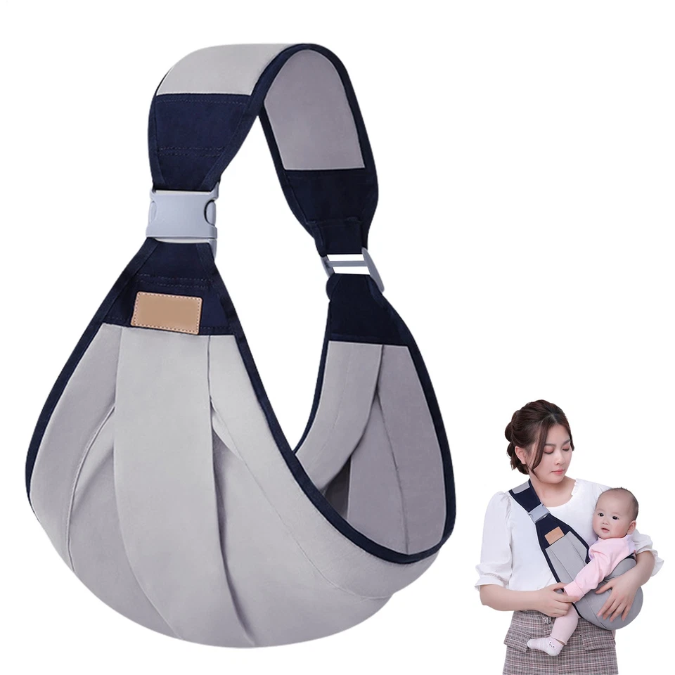Portabebés Transpirable Paño de Respiración Niño Pequeño Bebé Ergonómico Portabebés  Foto 3 de 4