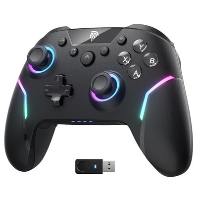 EasySMX X20 Wireless Gaming Controller with RGB Backlit, 2-Stage Hall Effect Sti