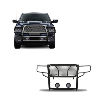 Black Horse Rugged HD Grille Guard Kit Modular  BK fit 2011-2018 Ram 1500