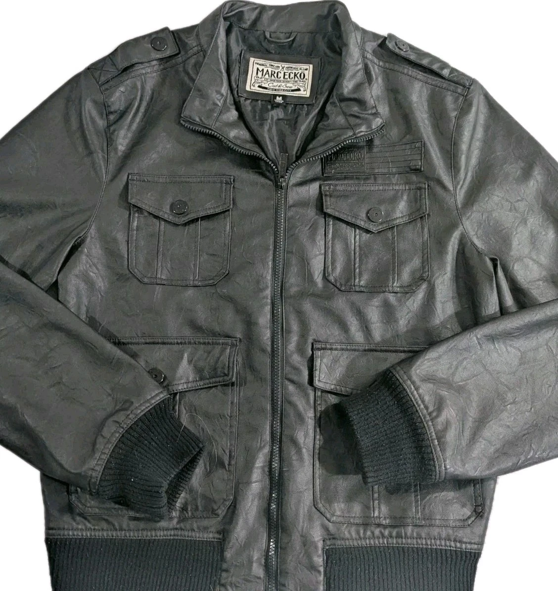 Marc Ecko Faux Leather Outer Shell Coats, Jackets & Vests for Men