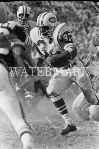 DI931 Emerson Boozer NY Jets Run 8x10 11x1416x20 24x36 Photo