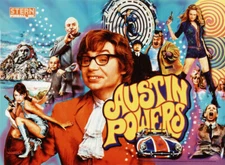 Stern AUSTIN POWERS Pinball Machine TRANSLITE