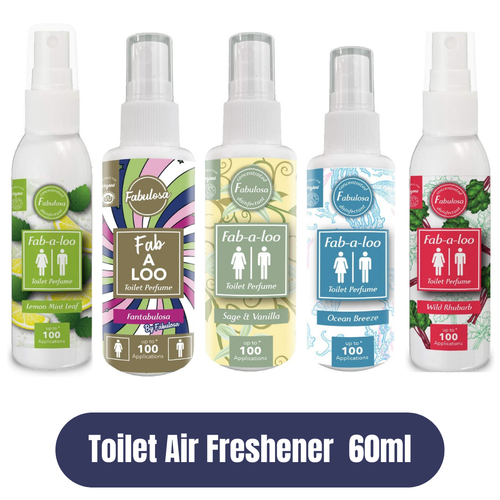 Fabulosa FabALoo Odour Remover, Compact Toilet Air Freshener Perfume