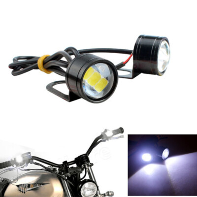 8XCar Motor Assembly Eagle Eye LED Reverse Backup Light Running Lamp Signal Bulb
