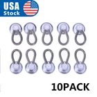 10pcs Metal Collar Neck Waist Extender Buttons For Men Dress Shirts Pants Belt