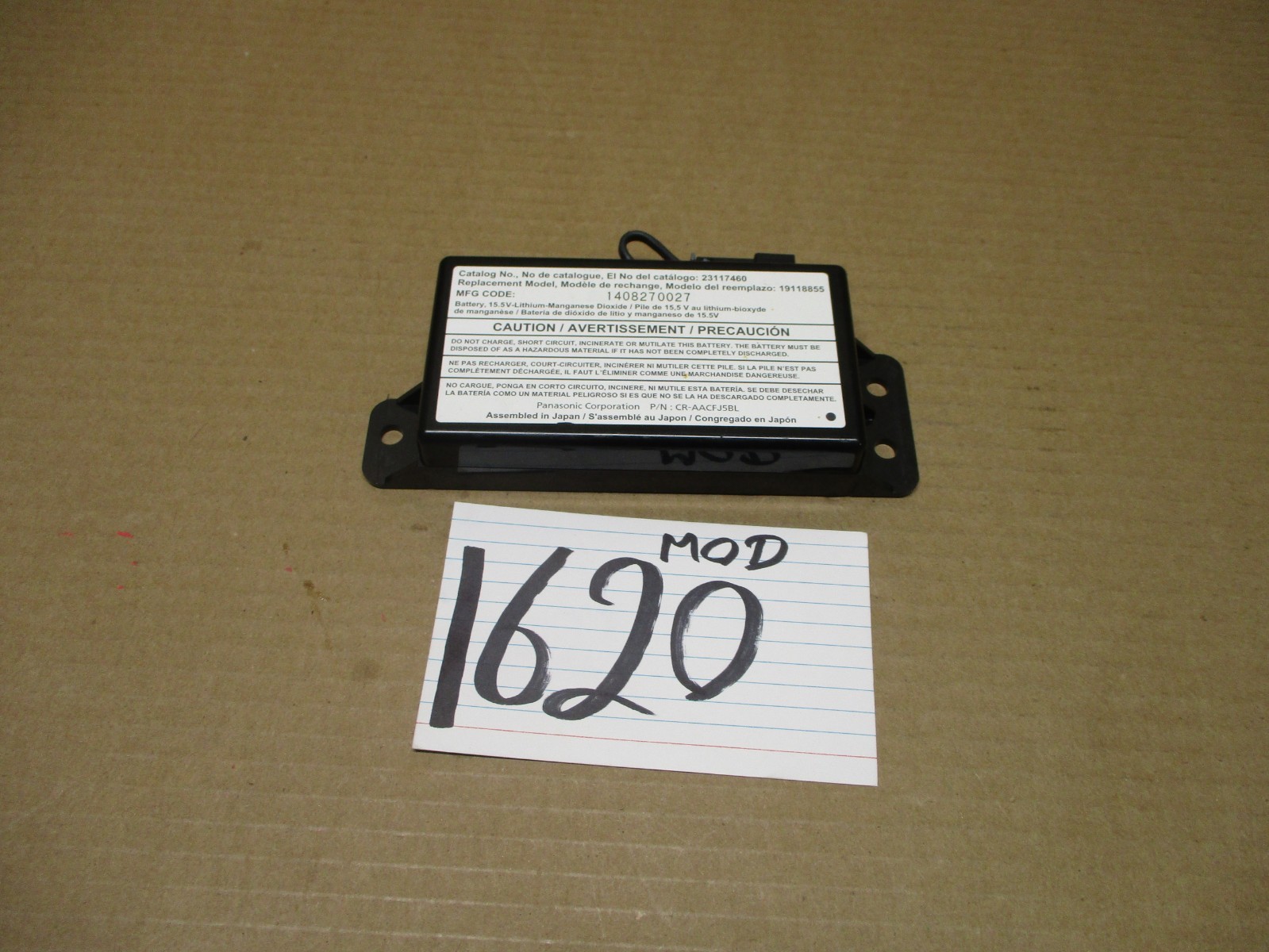13 14 15 16 Cruze Onstar Back Up Battery Control Module Computer #1620-MOD 