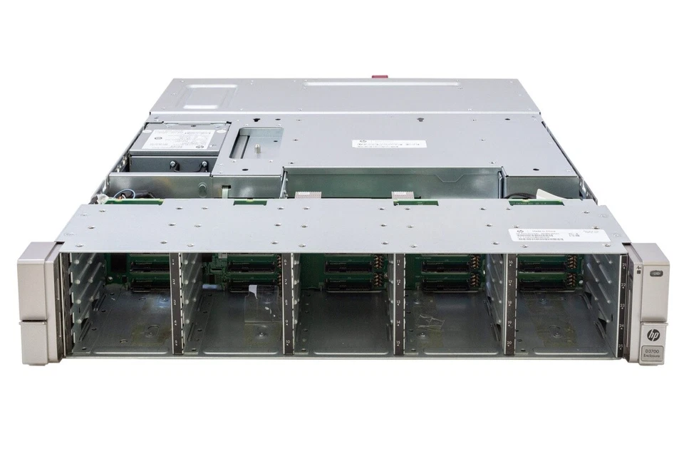 HPE D3700 Disk Enclosure, 25xSFF Storage, 2x IO Modules 12G SAS DP, 2x 460W - Image 3 of 4