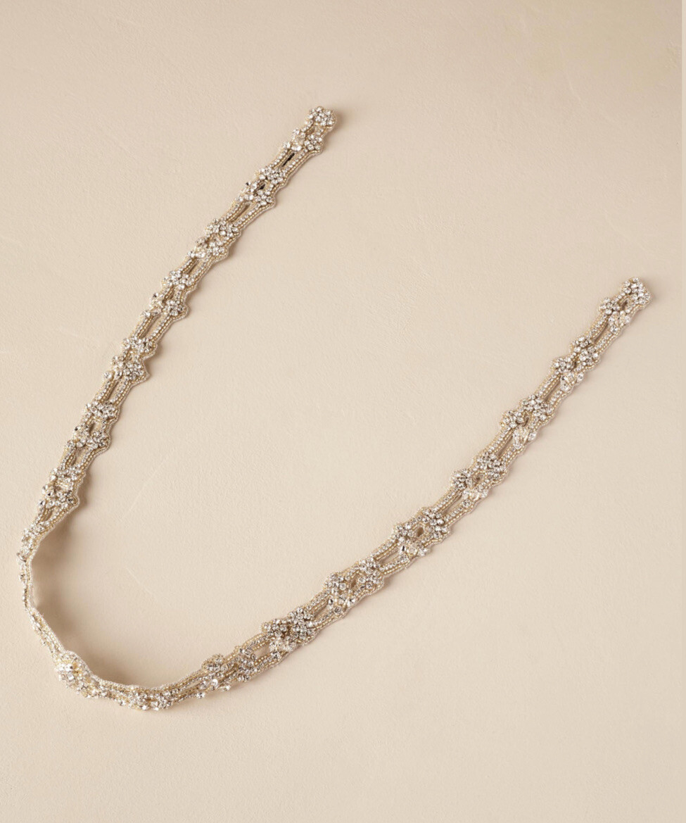 NWT BHLDN Blossom Veils & Accessories Nyra Fitted Belt 