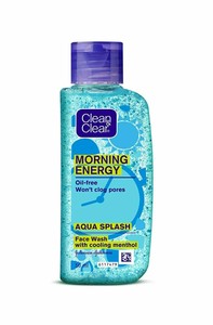clean and clear aqua splash face wash