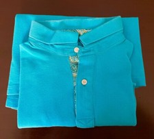 Bristol Bull Men's Torquoise-esque colored Polo Shirts Mens Medium