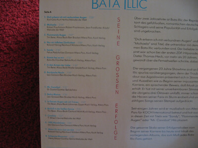 LP Bata Illic , seine großen Erfolge , neuwertig