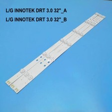 3 pezzi striscia LED per LG 32LF5800 32LB5610 32LB550B 32LB561 32LB572 DRT 3.0 32"_A/B