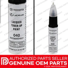 GENUINE Toyota Lexus Factory OEM Touch Up Paint 00258-00040-21 - Super White 040