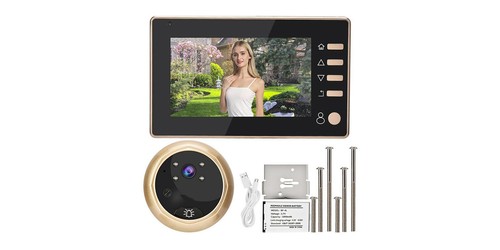 Spioncino digitale elettronico porta campanello telecamera schermo LCD 4.3" W10 - Foto 7 di 7