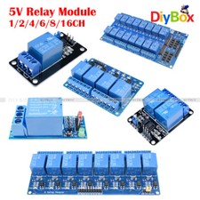 1/2/4/6/8/16 Channel 5V Relay Board Module Optocoupler LED For Arduino ARM PIC